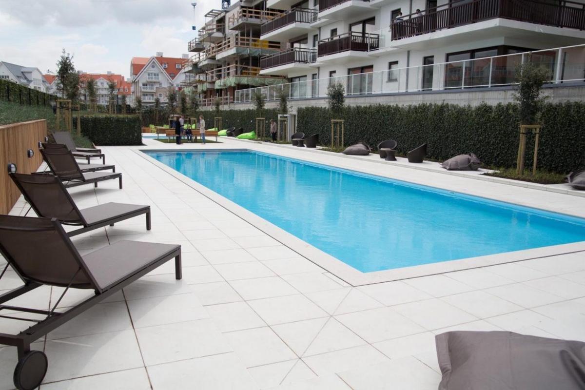 Sailors Beach VI Villa Jalina Verwarmd Zwembad In Het Hoogseizoen Nieuwpoort Exterior foto